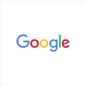 A white background with the google logo in red, yellow and green.